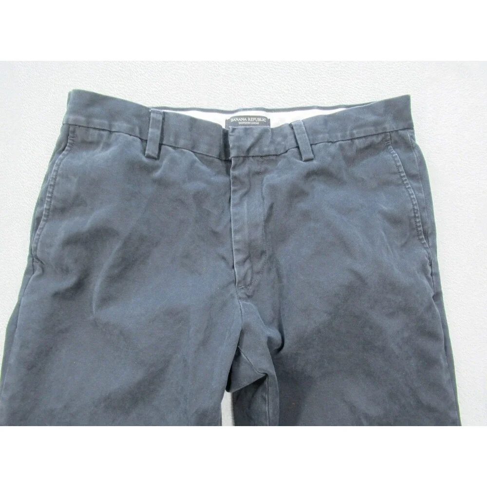 Banana Republic Emerson Chino Pants Men's Size 32x34 (Actual 31x31) Dark Blue